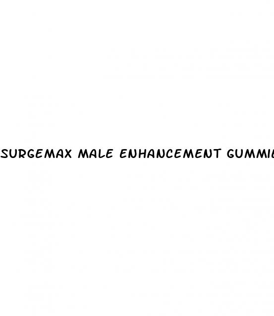 surgemax male enhancement gummies