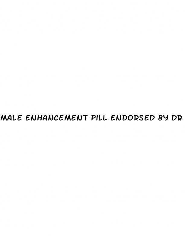 male enhancement pill endorsed by dr oz
