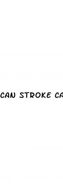 can stroke cause erectile dysfunction