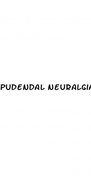 pudendal neuralgia erectile dysfunction