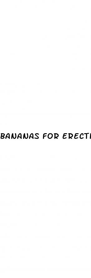 bananas for erectile dysfunction