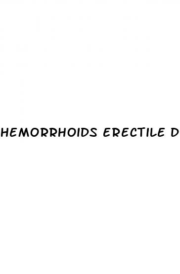 hemorrhoids erectile dysfunction reddit