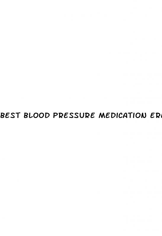 best blood pressure medication erectile dysfunction