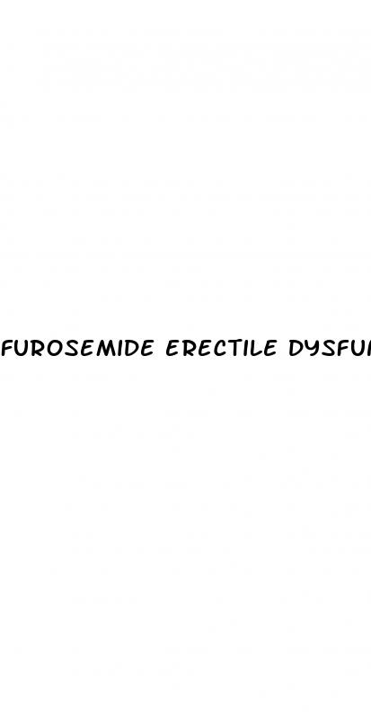 furosemide erectile dysfunction