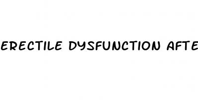 erectile dysfunction after bladder surgery