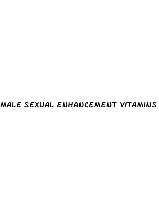 male sexual enhancement vitamins