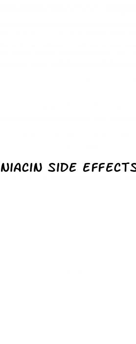 niacin side effects erectile dysfunction