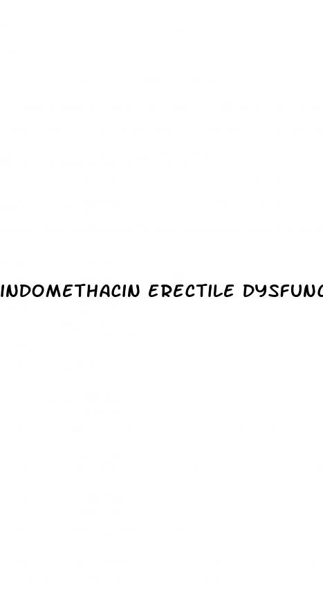 indomethacin erectile dysfunction