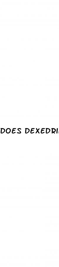 does dexedrine cause erectile dysfunction