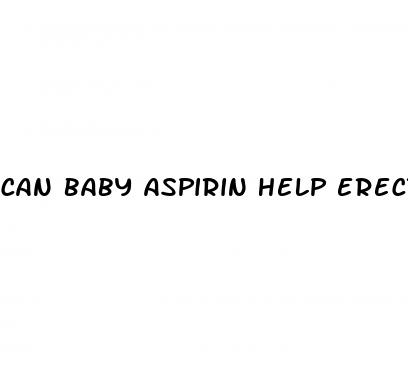 can baby aspirin help erectile dysfunction