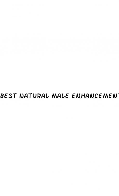 best natural male enhancement pills