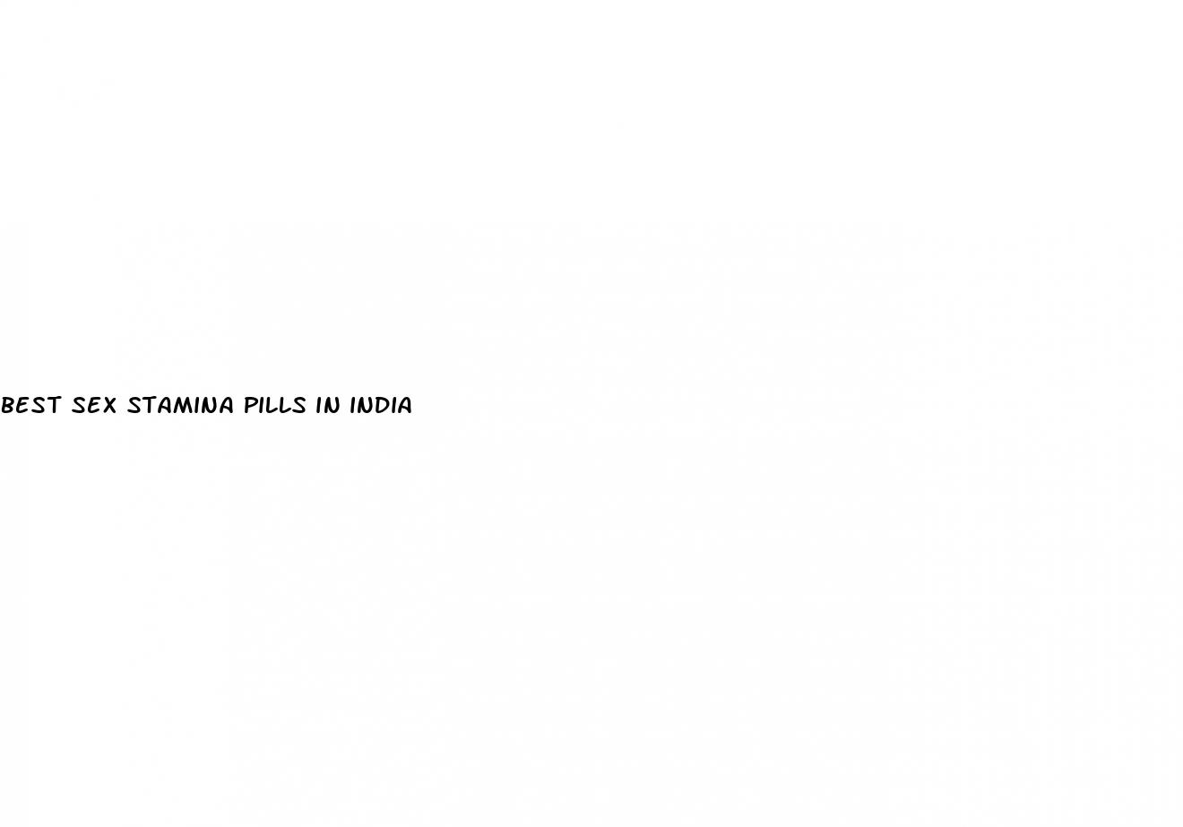 best sex stamina pills in india