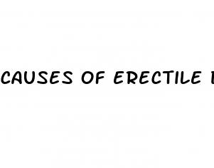 causes of erectile dysfunction in late 20s