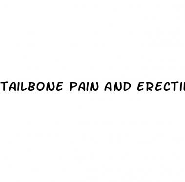 tailbone pain and erectile dysfunction