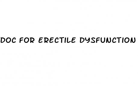 doc for erectile dysfunction