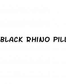 black rhino pills effects