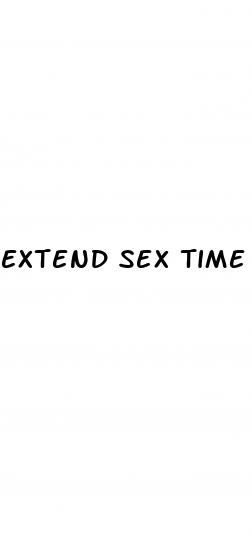 extend sex time pills