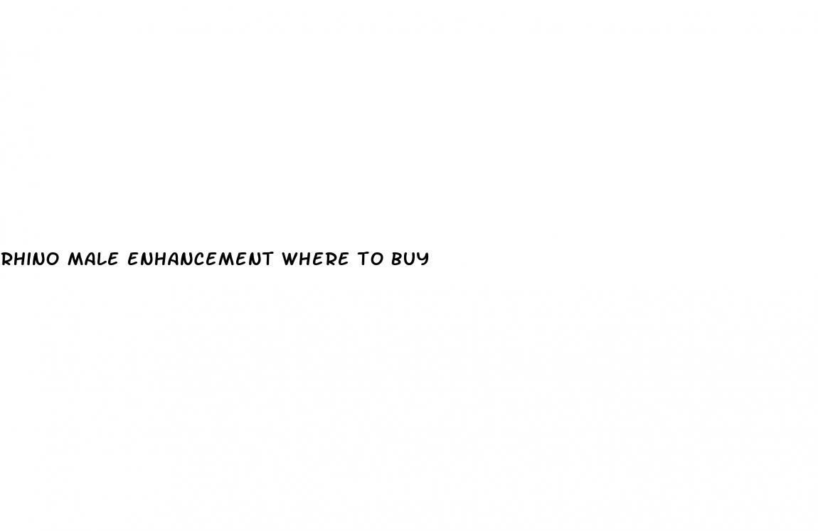 rhino male enhancement where to buy