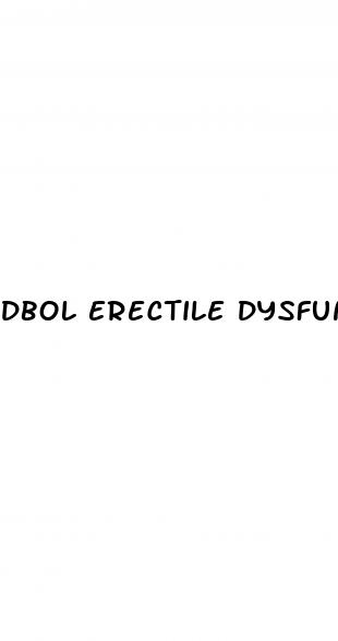 dbol erectile dysfunction