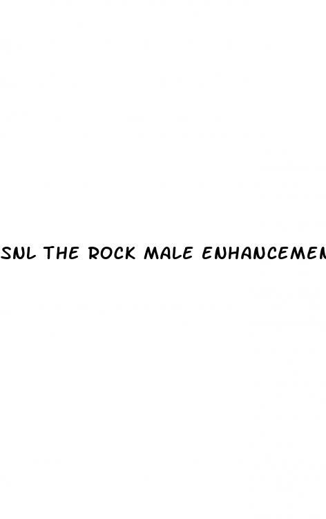 snl the rock male enhancement