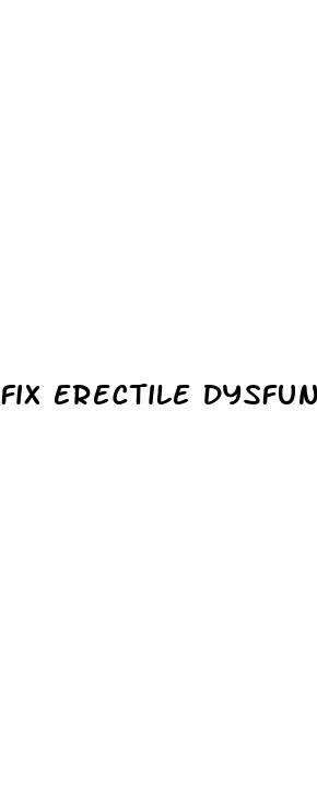 fix erectile dysfunction diabetes