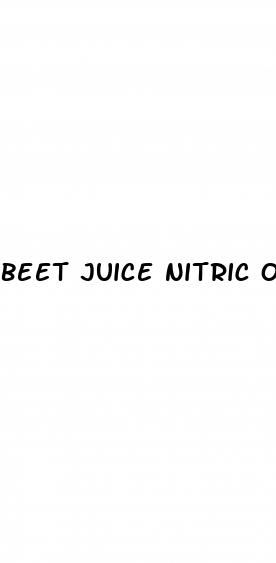 beet juice nitric oxide erectile dysfunction