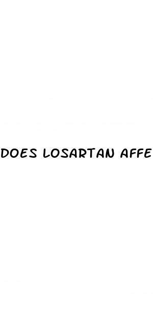 does losartan affect erectile dysfunction