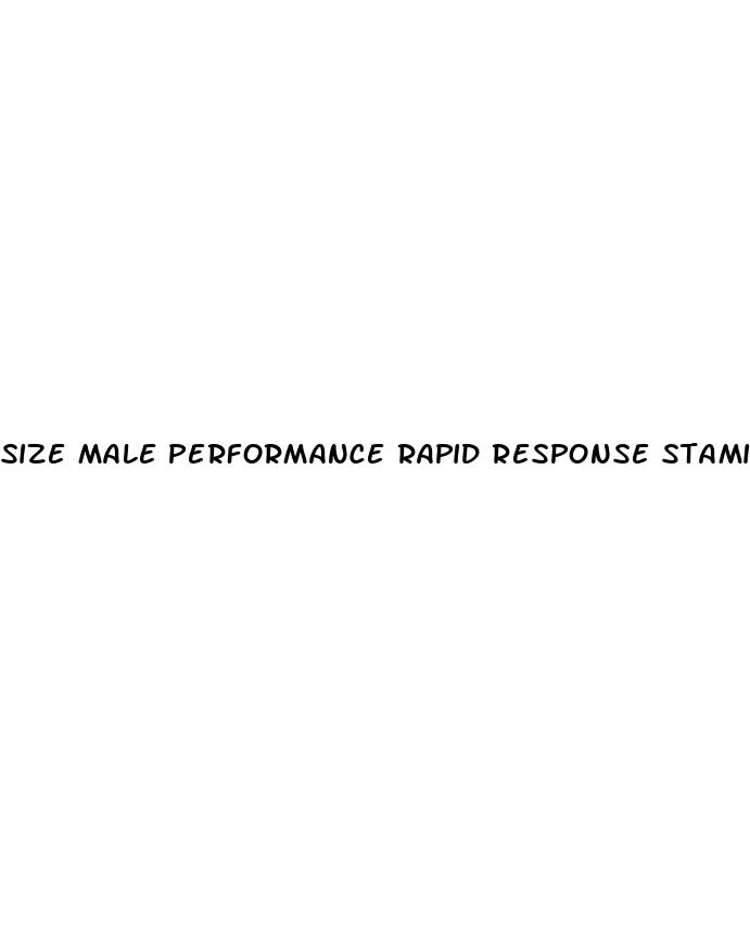 size male performance rapid response stamina enhancement 60 tablets