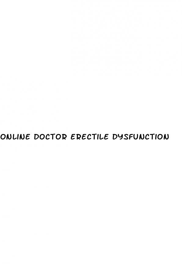 online doctor erectile dysfunction