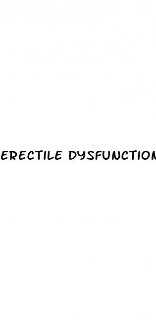 erectile dysfunction and diabetes mellitus
