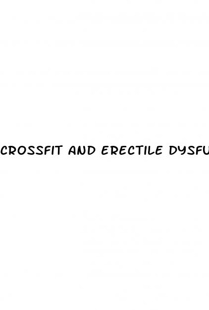 crossfit and erectile dysfunction