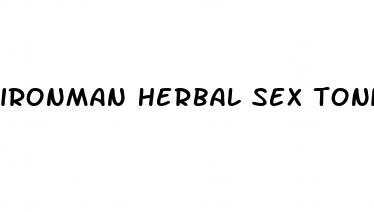 ironman herbal sex tonic pills