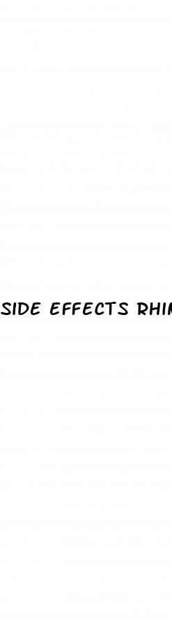 side effects rhino pill