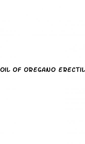 oil of oregano erectile dysfunction