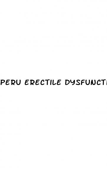 peru erectile dysfunction