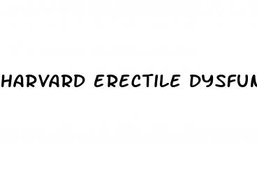 harvard erectile dysfunction study