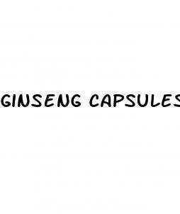 ginseng capsules for erectile dysfunction