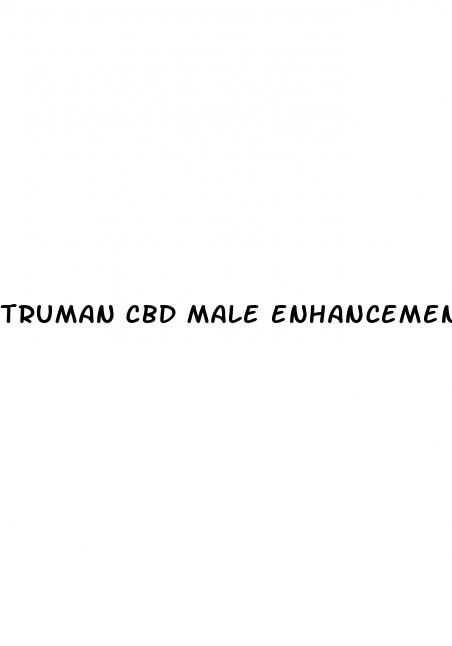 truman cbd male enhancement