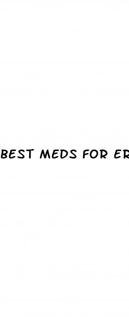 best meds for erectile dysfunction