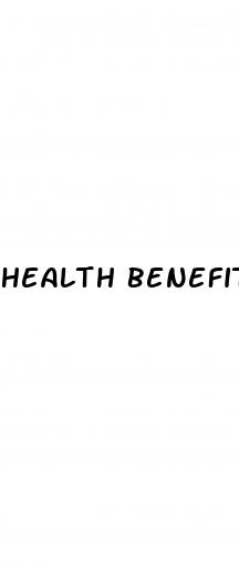 health benefits of sex pills