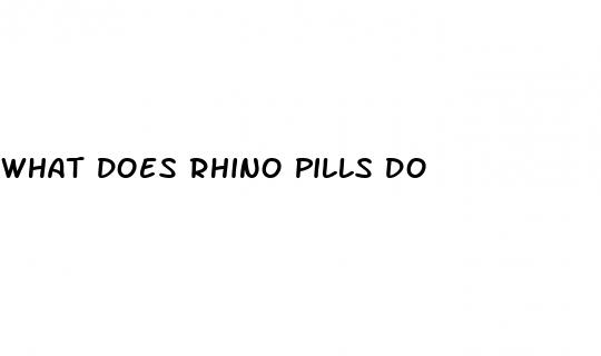 what does rhino pills do