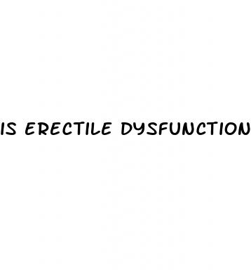 is erectile dysfunction a disorder