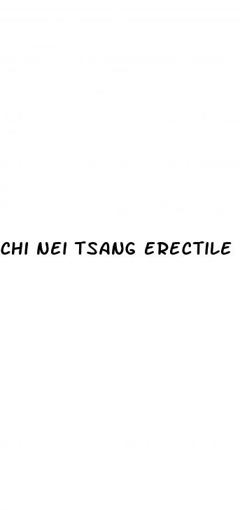 chi nei tsang erectile dysfunction