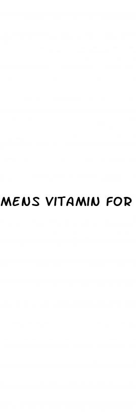 mens vitamin for erectile dysfunction