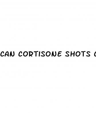 can cortisone shots cause erectile dysfunction
