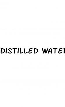 distilled water erectile dysfunction