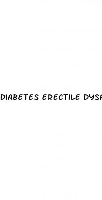 diabetes erectile dysfunction uk