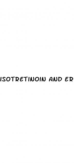 isotretinoin and erectile dysfunction