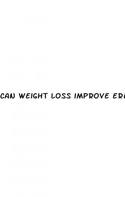 can weight loss improve erectile dysfunction