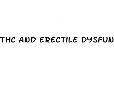 thc and erectile dysfunction reddit